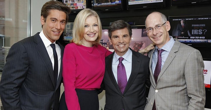 David Muir, Diane Sawyer, George Stephanopoulos & James Goldston