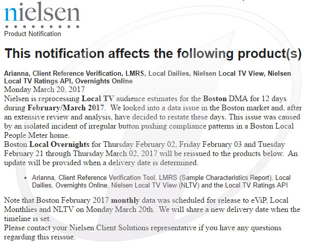 Nielsen Notice 2